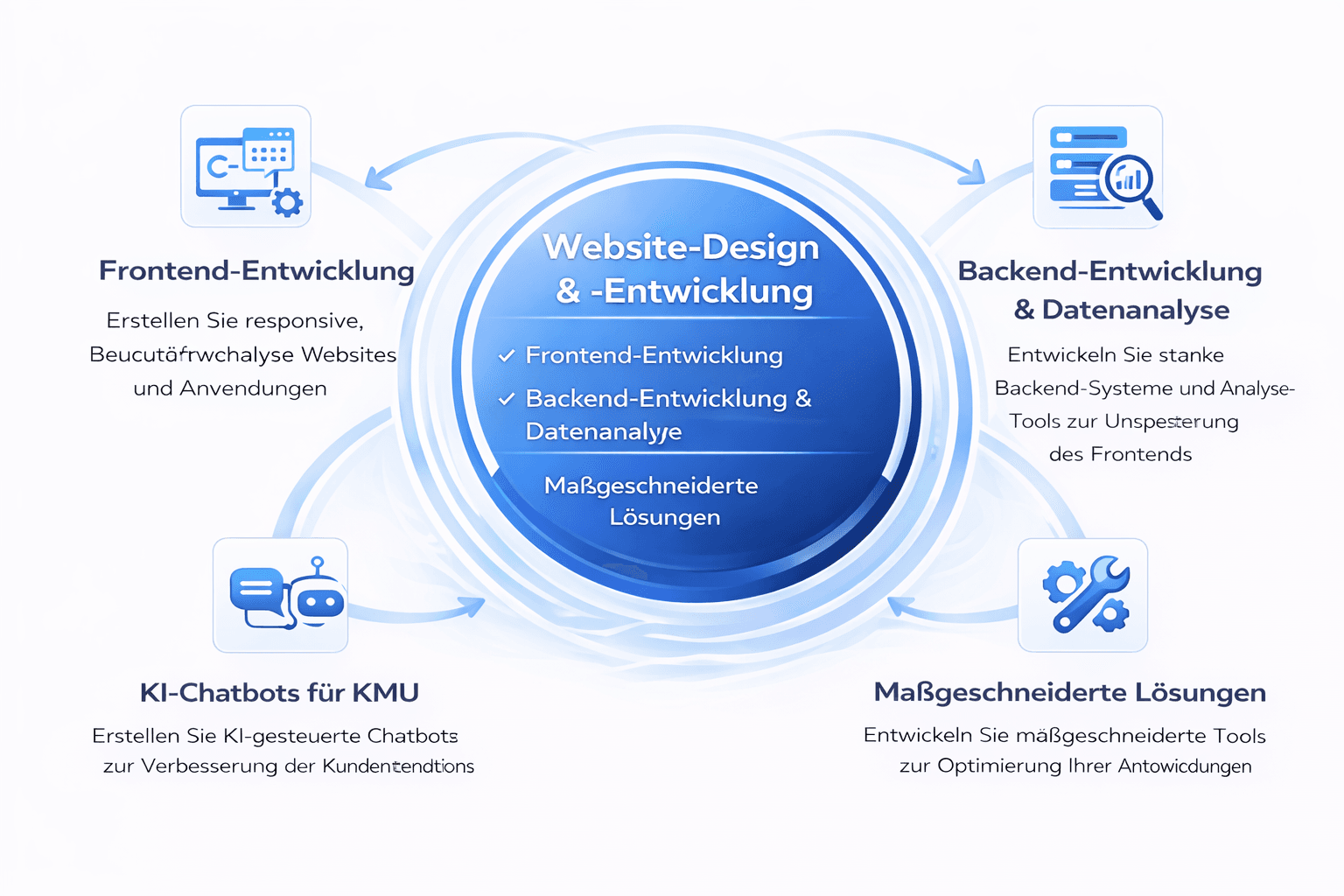 Diagramm unserer digitalen Services